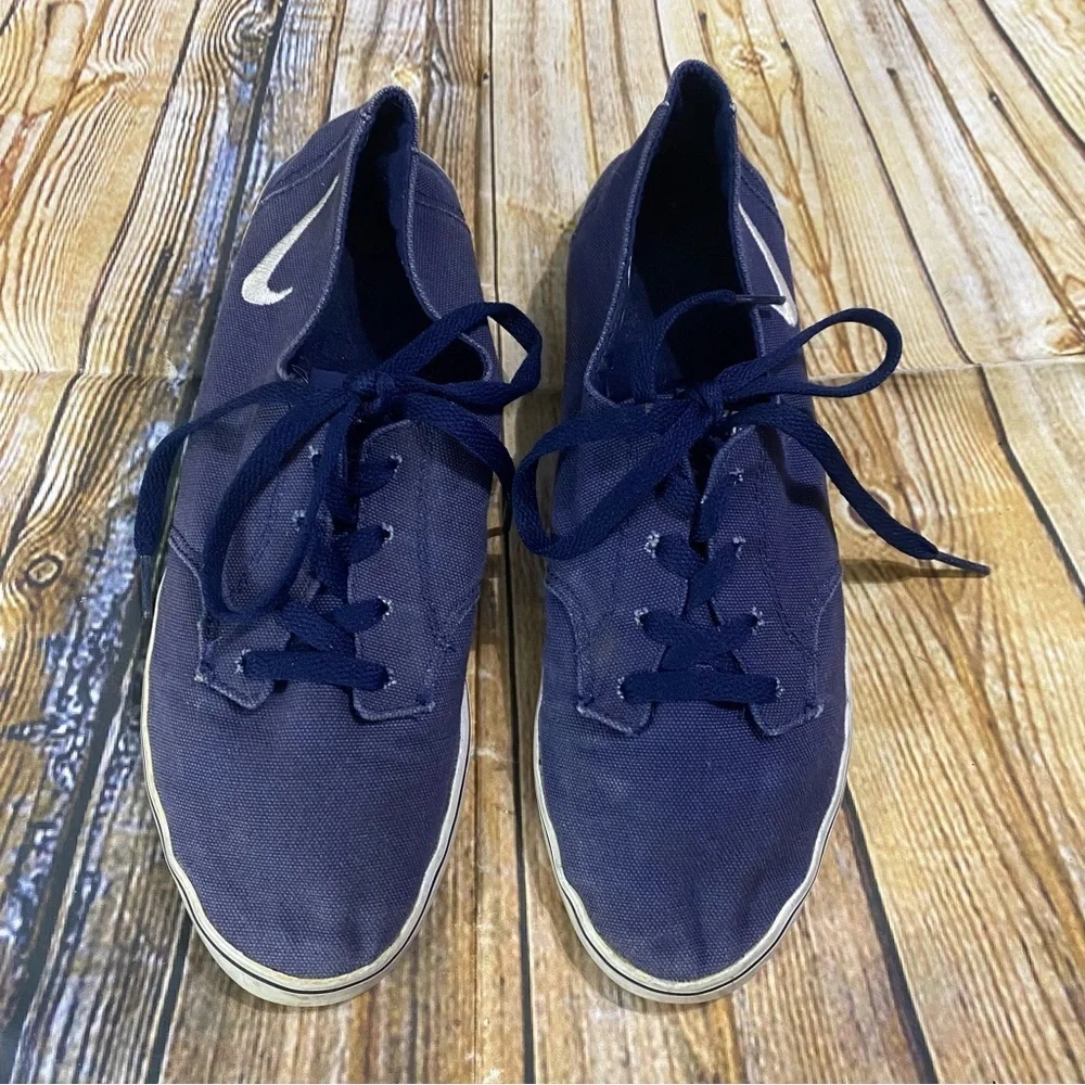 Nike SB Clutch Navy Blue Skateboarding Lace Up Sneakers Size 10